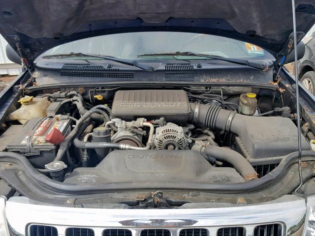 1J8GW68J24C371879 - 2004 JEEP GRAND CHER BLUE photo 7