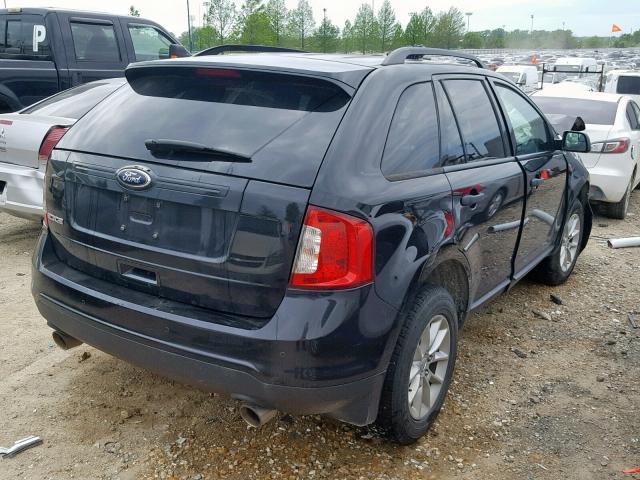 2FMDK3GC9DBC21755 - 2013 FORD EDGE SE BLACK photo 4