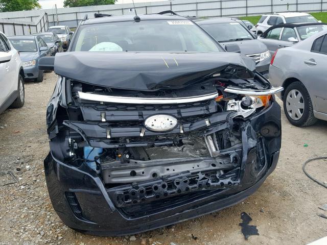 2FMDK3GC9DBC21755 - 2013 FORD EDGE SE BLACK photo 7