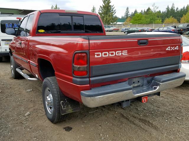 1B7KF23Z1XJ528244 - 1999 DODGE RAM 2500 RED photo 3