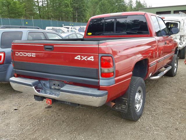 1B7KF23Z1XJ528244 - 1999 DODGE RAM 2500 RED photo 4