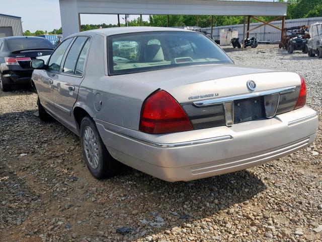 2MEHM75V67X621225 - 2007 MERCURY GRAND MARQ SILVER photo 3