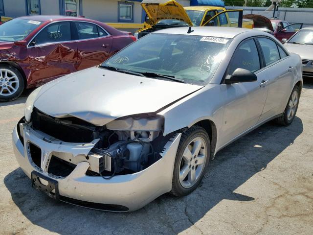 1G2ZH57NX84287452 - 2008 PONTIAC G6 GT SILVER photo 2