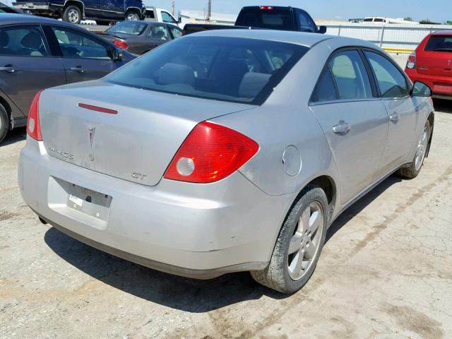 1G2ZH57NX84287452 - 2008 PONTIAC G6 GT SILVER photo 4