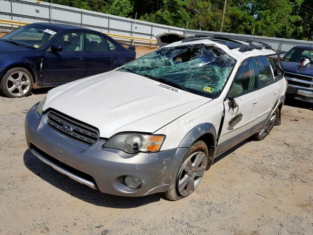 4S4BP86C754334882 - 2005 SUBARU LEGACY OUT WHITE photo 2