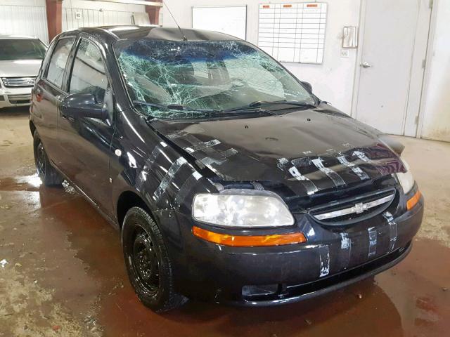 KL1TD66608B006890 - 2008 CHEVROLET AVEO BASE შავი ფოტო 1