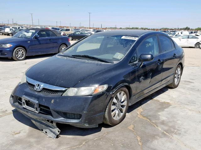 19XFA1F98AE032920 - 2010 HONDA CIVIC EXL 黑色 照片 2