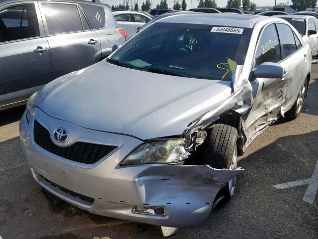 4T1BE46K87U557098 - 2007 TOYOTA CAMRY NEW SILVER photo 2