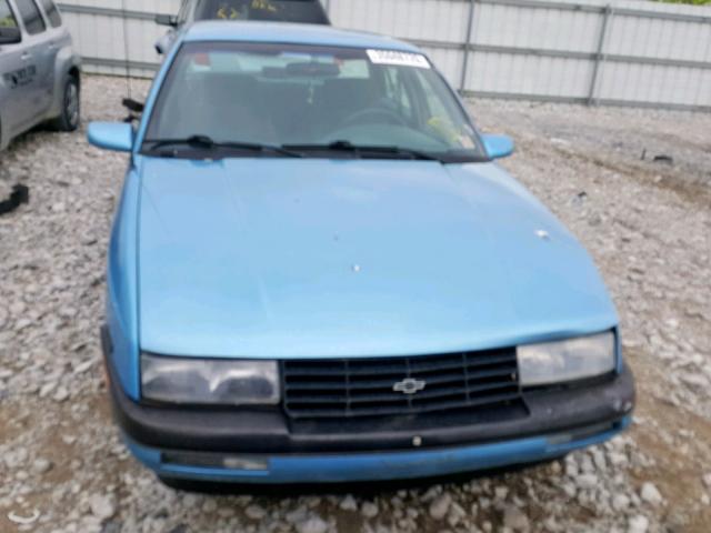 1G1LT53T5NY113242 - 1992 CHEVROLET CORSICA LT BLUE photo 9