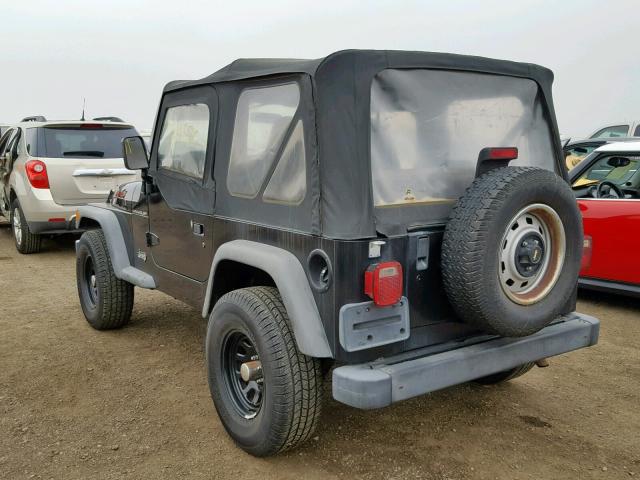 1J4FY29P2VP414128 - 1997 JEEP WRANGLER / BLACK photo 3