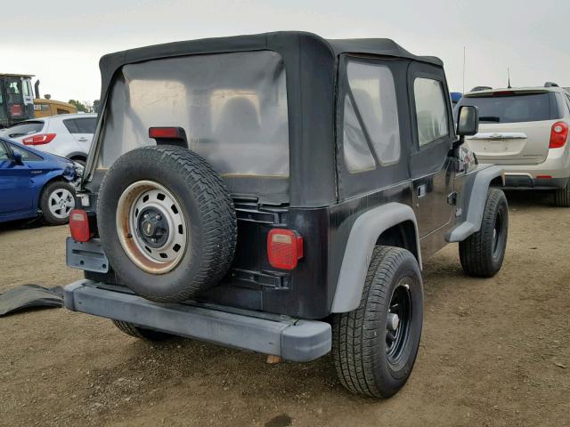 1J4FY29P2VP414128 - 1997 JEEP WRANGLER / BLACK photo 4