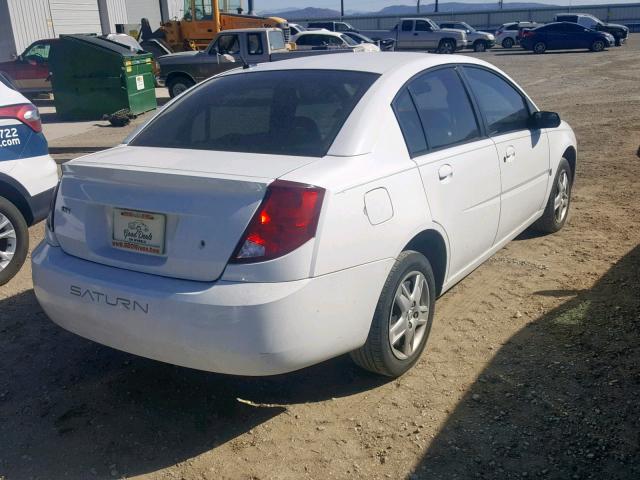1G8AJ55F67Z210498 - 2007 SATURN ION LEVEL WHITE photo 4