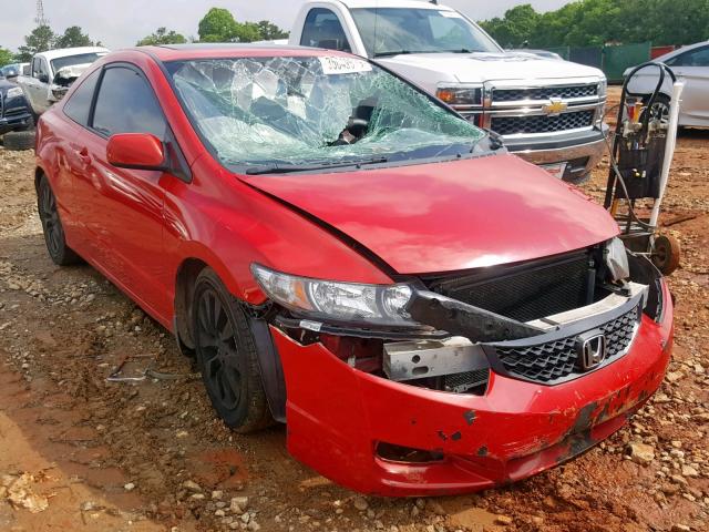 2HGFG1B82AH535036 - 2010 HONDA CIVIC EX RED photo 1