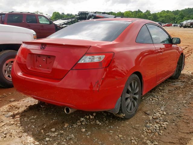 2HGFG1B82AH535036 - 2010 HONDA CIVIC EX RED photo 4