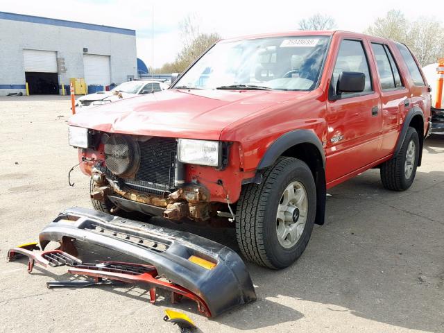 4S6CM58VXT4408102 - 1996 HONDA PASSPORT E 红色 照片 2