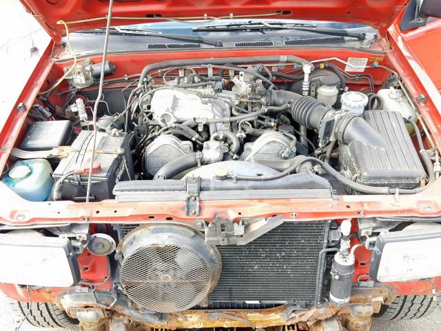 4S6CM58VXT4408102 - 1996 HONDA PASSPORT E 红色 照片 7