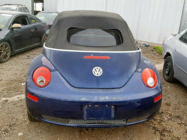 3VWRF31Y76M332192 - 2006 VOLKSWAGEN NEW BEETLE Blau Foto 9