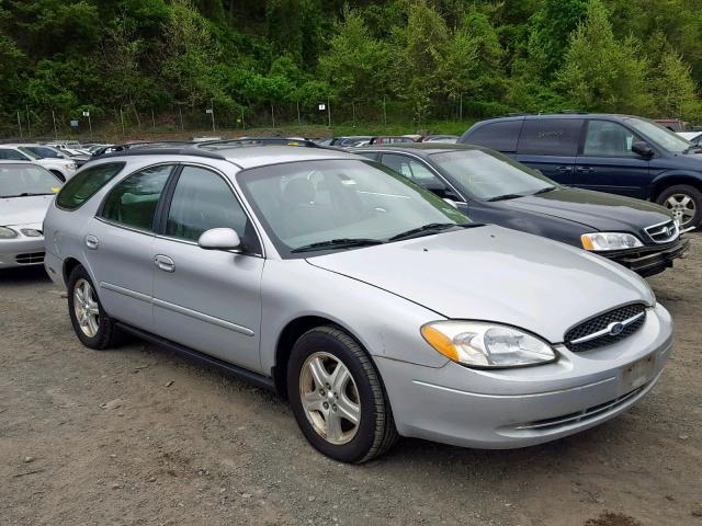 1FAFP59U32G219253 - 2002 FORD TAURUS SEL SILVER photo 1