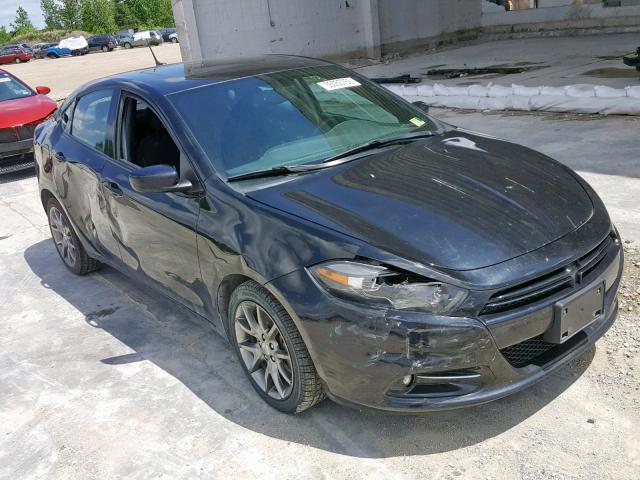 1C3CDFBB2ED767338 - 2014 DODGE DART SXT BLACK photo 1