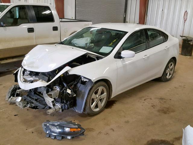 1C3CDFBB5FD132339 - 2015 DODGE DART SXT WHITE photo 2