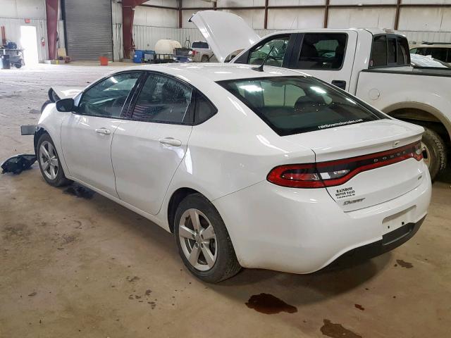 1C3CDFBB5FD132339 - 2015 DODGE DART SXT WHITE photo 3