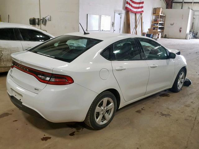 1C3CDFBB5FD132339 - 2015 DODGE DART SXT WHITE photo 4