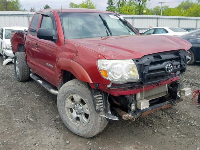 5TEUU42N96Z218324 - 2006 TOYOTA TACOMA ACC RED photo 1