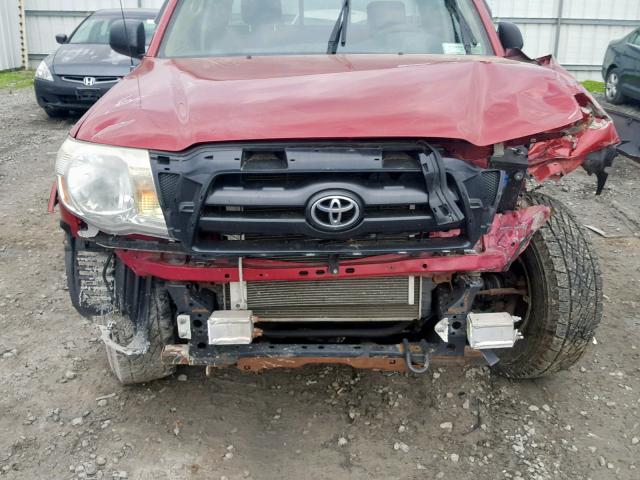 5TEUU42N96Z218324 - 2006 TOYOTA TACOMA ACC RED photo 7