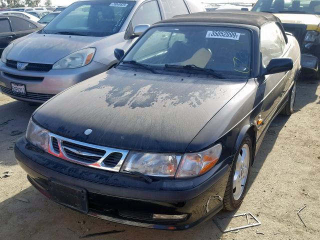 YS3DF75K6Y7012698 - 2000 SAAB 9-3 SE BLACK photo 2