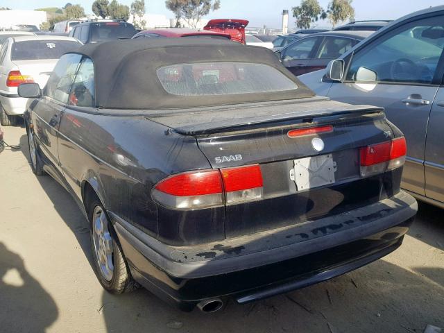 YS3DF75K6Y7012698 - 2000 SAAB 9-3 SE BLACK photo 3