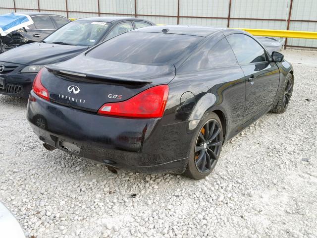 JNKCV64EX8M121550 - 2008 INFINITI G37 BASE BLACK photo 4