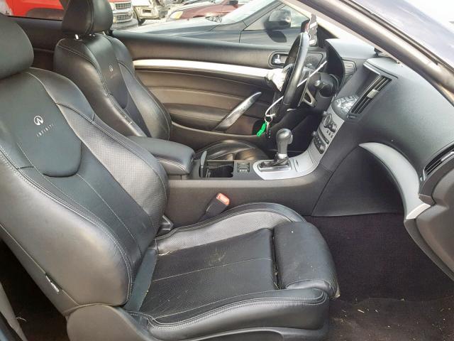 JNKCV64EX8M121550 - 2008 INFINITI G37 BASE BLACK photo 5