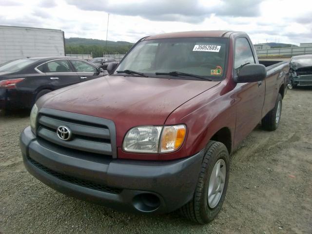 5TBJN32183S356056 - 2003 TOYOTA TUNDRA BURGUNDY photo 2