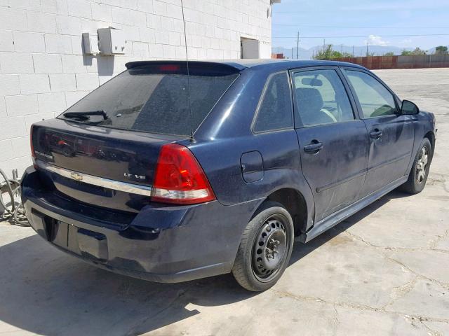 1G1ZU64835F198620 - 2005 CHEVROLET MALIBU MAX BLUE photo 4