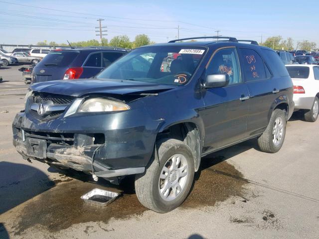 2HNYD18915H514873 - 2005 ACURA MDX TOURIN GRAY photo 2