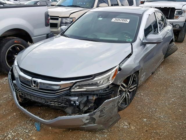 1HGCR3F92HA033955 - 2017 HONDA ACCORD TOU GRAY photo 2