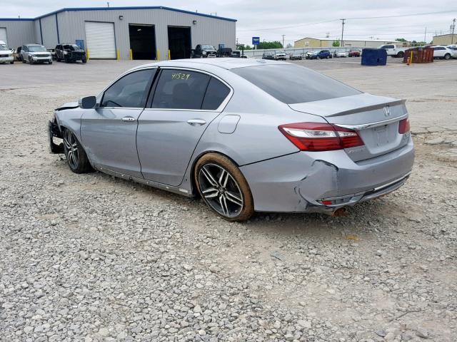 1HGCR3F92HA033955 - 2017 HONDA ACCORD TOU GRAY photo 3