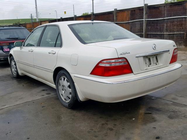 JH4KA96693C000344 - 2003 ACURA 3.5RL WHITE photo 3