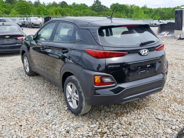 KM8K12AA9KU304783 - 2019 HYUNDAI KONA SE BLACK photo 3