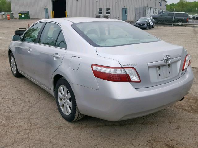 4T1BB46K88U033413 - 2008 TOYOTA CAMRY HYBR SILVER photo 3