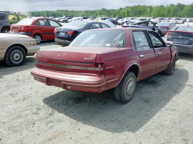 3G4AG55M9RS623319 - 1994 BUICK CENTURY SP BURGUNDY photo 4