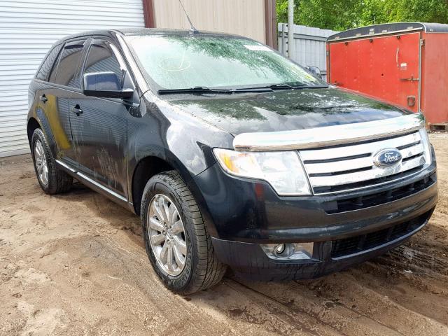 2FMDK38C68BA54128 - 2008 FORD EDGE SEL BLACK photo 1