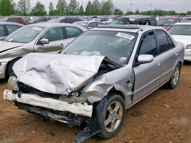 JM1BJ225430124979 - 2003 MAZDA PROTEGE DX SILVER photo 2