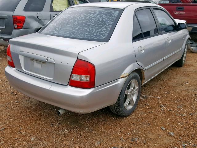 JM1BJ225430124979 - 2003 MAZDA PROTEGE DX SILVER photo 4