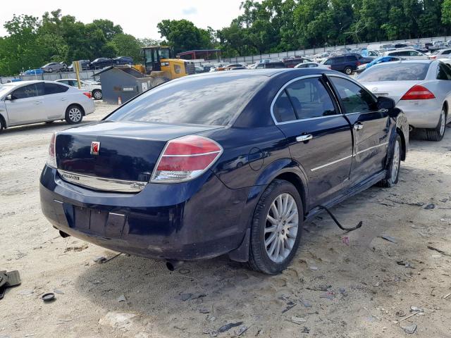 1G8ZV57727F255744 - 2007 SATURN AURA XR BLUE photo 4