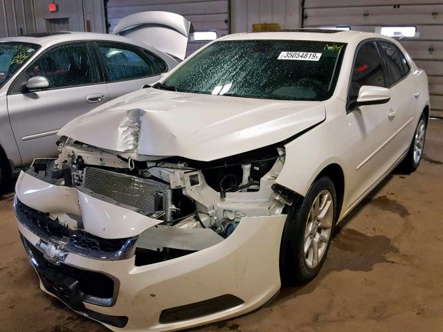 1G11C5SL4EF119697 - 2014 CHEVROLET MALIBU 1LT WHITE photo 2