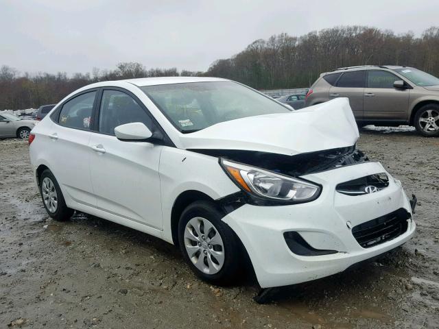 KMHCT4AE0GU988756 - 2016 HYUNDAI ACCENT SE WHITE photo 1