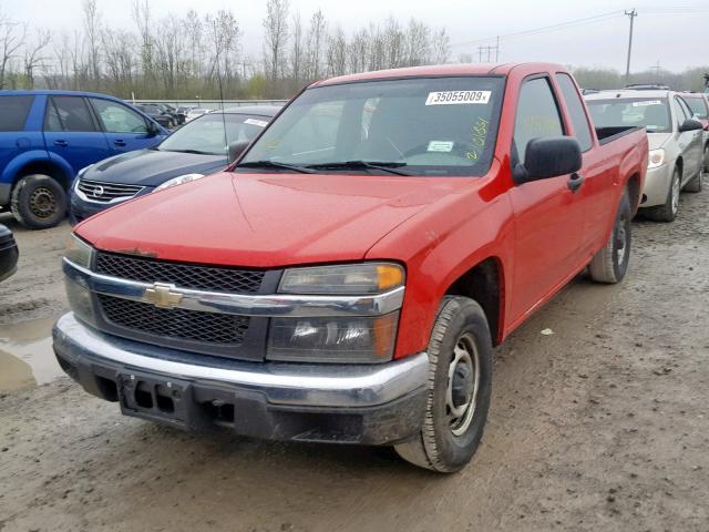 1GCCS199588125653 - 2008 CHEVROLET COLORADO RED photo 2