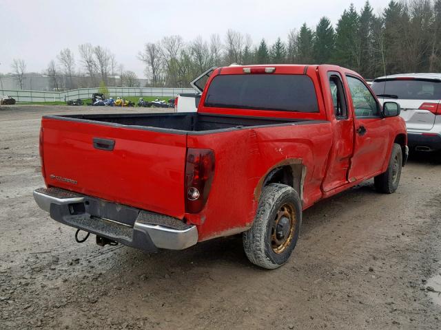 1GCCS199588125653 - 2008 CHEVROLET COLORADO RED photo 4