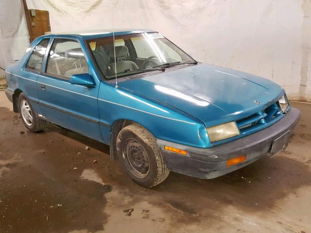 1B3XP24D6MN529644 - 1991 DODGE SHADOW AME BLUE photo 1